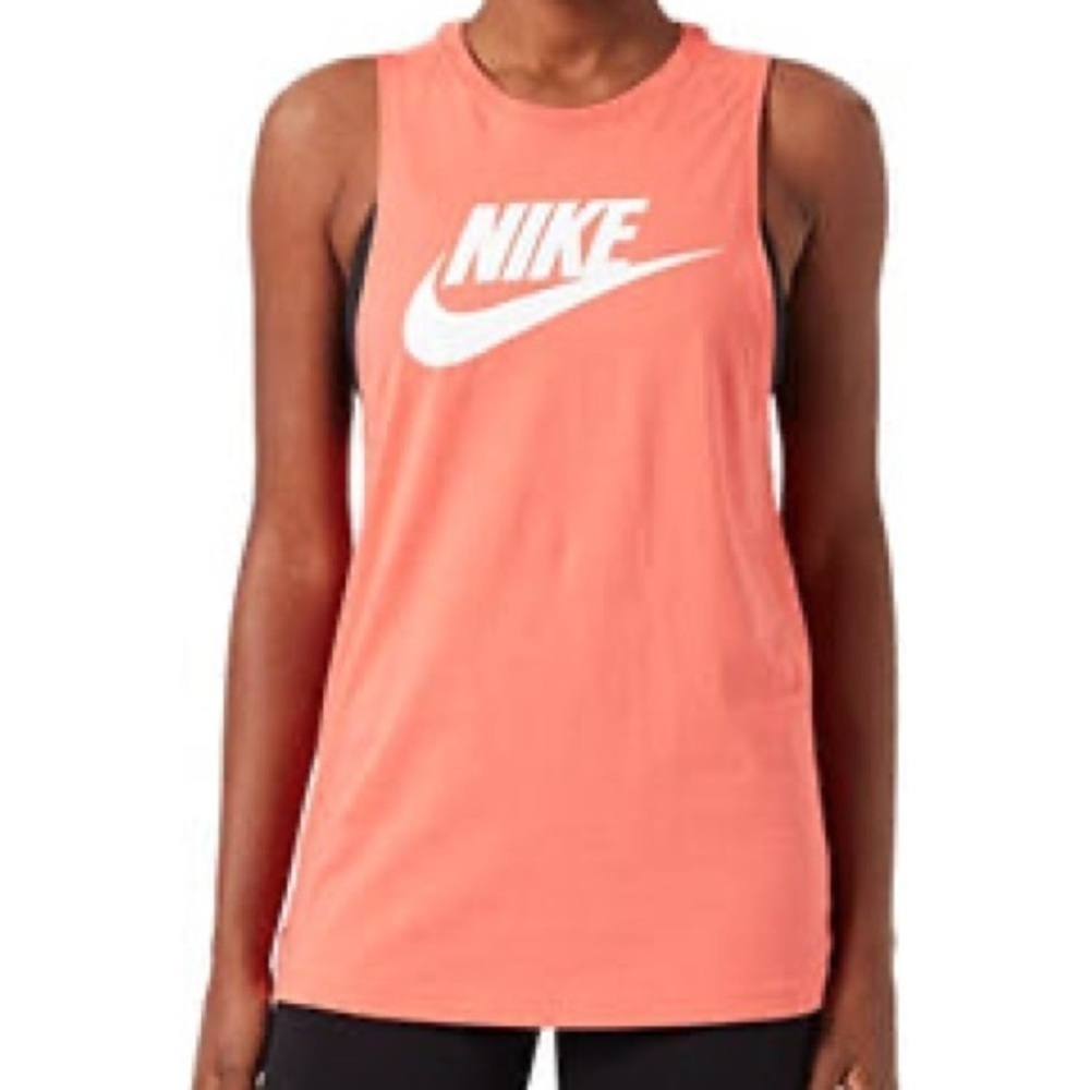 NWT Coral Nike Nike Futura Muscle Long Tank Size M
